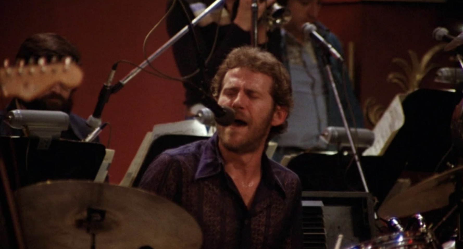 Levon Helm on vocals and drums